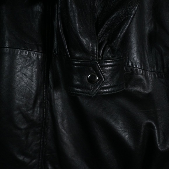 Retro American Classics Colebrook Mens XL Leather Jacket Zip Up Quilted USAF - Picture 6 of 9